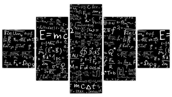 Obraz - Matematika (125x70 cm)