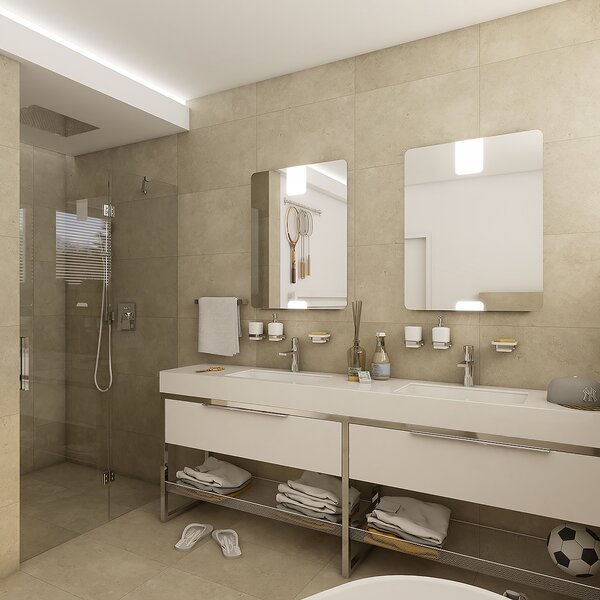 Nimco LED zrcadlo 10W, 60x80 cm