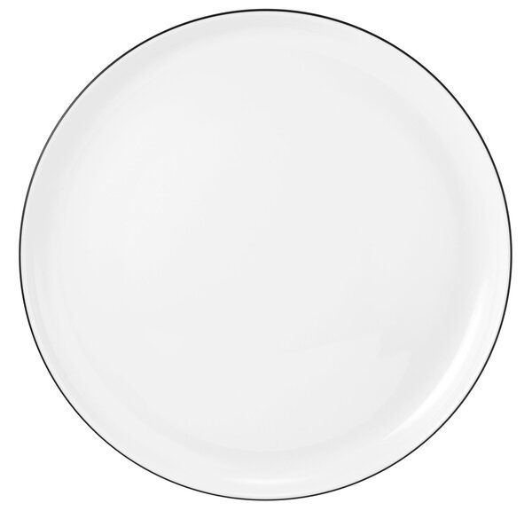 MĚLKÝ TALÍŘ Lido Black Line 26 cm Seltmann Weiden - Jídelní talíře