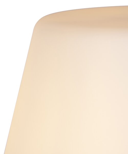 Chytrá venkovní stojací lampa černá vč. Wifi A60 - Virginia