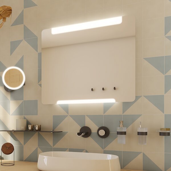 Nimco zrcadlo do koupelny s LED osvětlením 100 x 70 ZP 22004