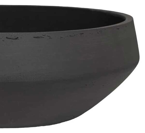 Dekorační mísa SKRELLE, vláknocement, 36x13 cm, antracit