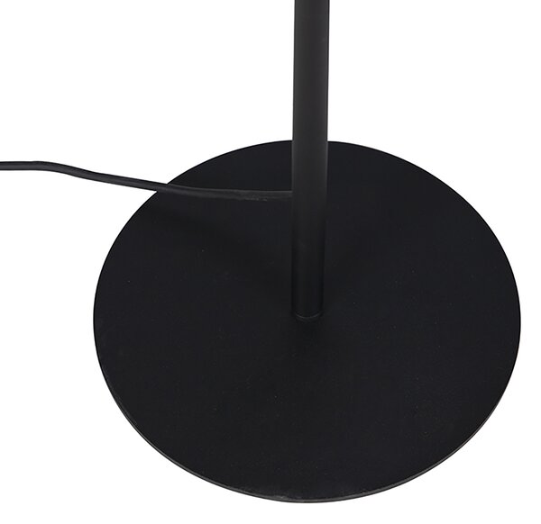Chytrá venkovní stojací lampa černá vč. Wifi A60 - Virginia