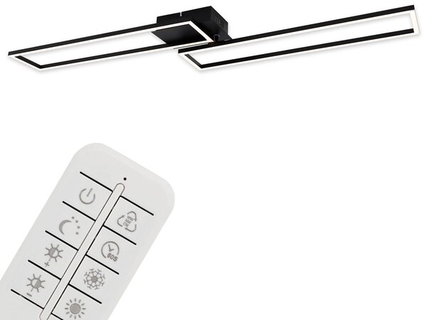 Briloner Designové stropní LED svítidlo (obdélníkové (černé)) (100329253001)