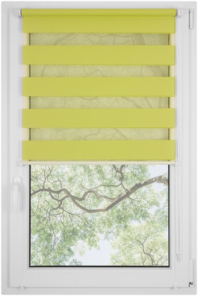 Roleta Den Noc neinvazivní soft Limetka 42x150 cm