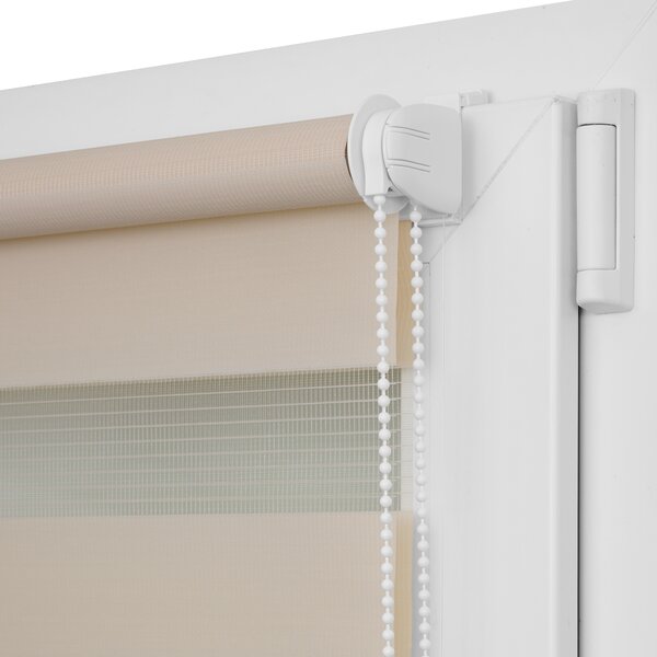 Roleta Den Noc neinvazivní soft Ecru 40x150 cm