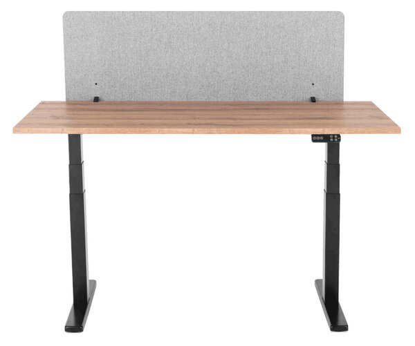Liftor Silent, akustický paraván na stůl 135 x 60 cm, světle šedý