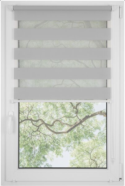 Roleta Den Noc neinvazivní soft Ocel 48x220 cm
