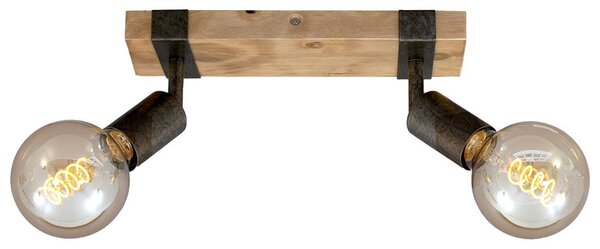 Briloner Vintage nástěnné a stropní svítidlo (2bodové) (100329067002)
