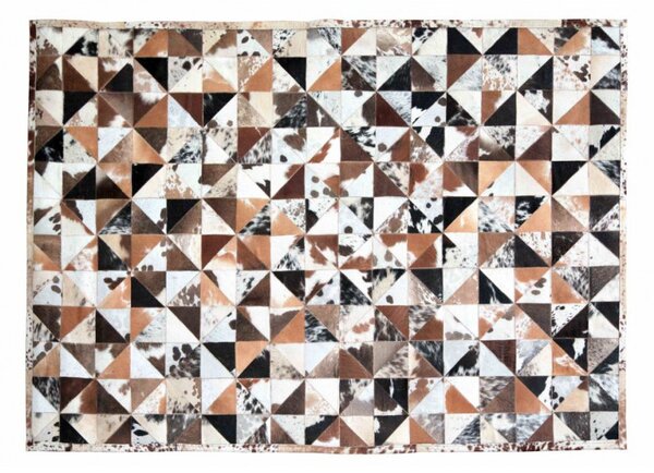 Barevný koberec z hovězí kůže 170x240cm Neo