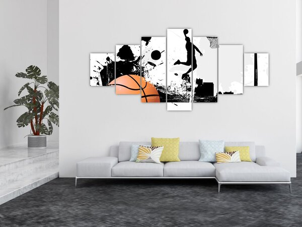 Obraz - Hráč basketbalu (210x100 cm)
