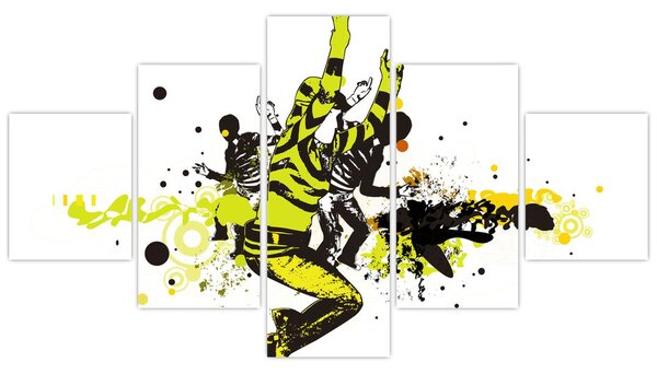 Obraz - Street dance (125x70 cm)