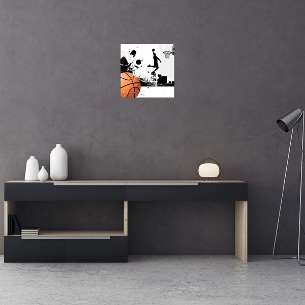 Obraz - Hráč basketbalu (30x30 cm)
