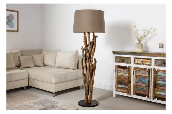Massive home | Stojací lampa WILD NATURE masiv teak 42004