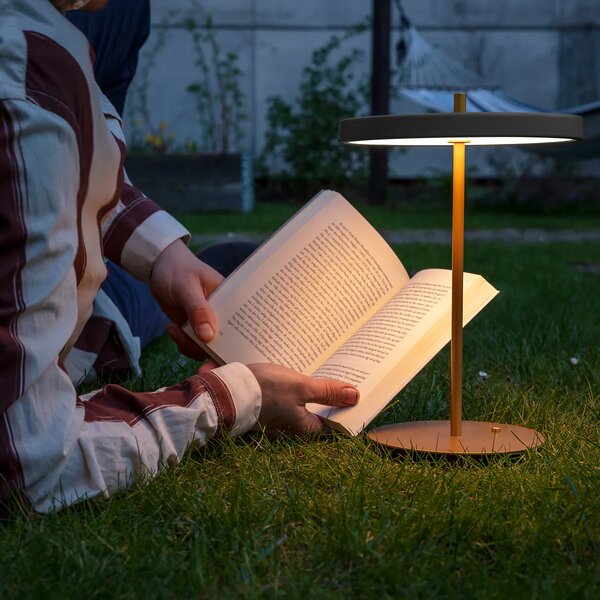 Umage Přenosná LED stolní lampa ASTERIA Move 2,3W, v. 30,6 cm, 3000K stmívatelná Barva: Bílá