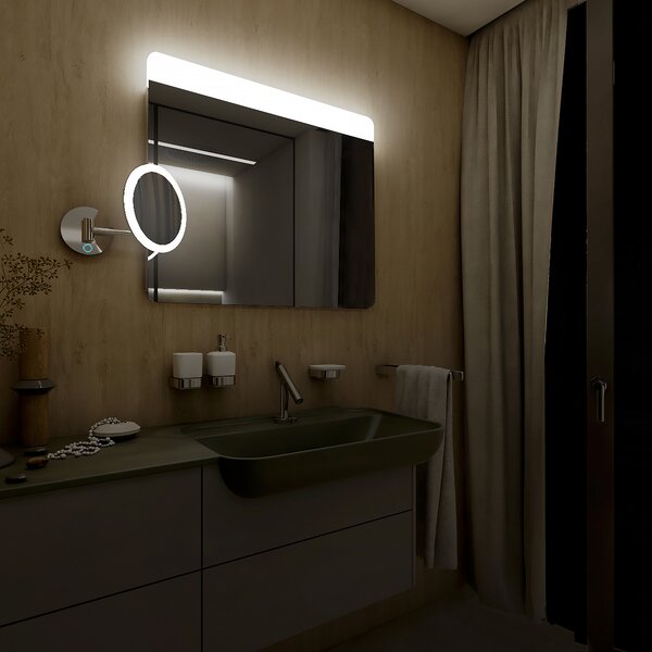 Nimco LED zrcadlo 13,5W, 90x70 cm
