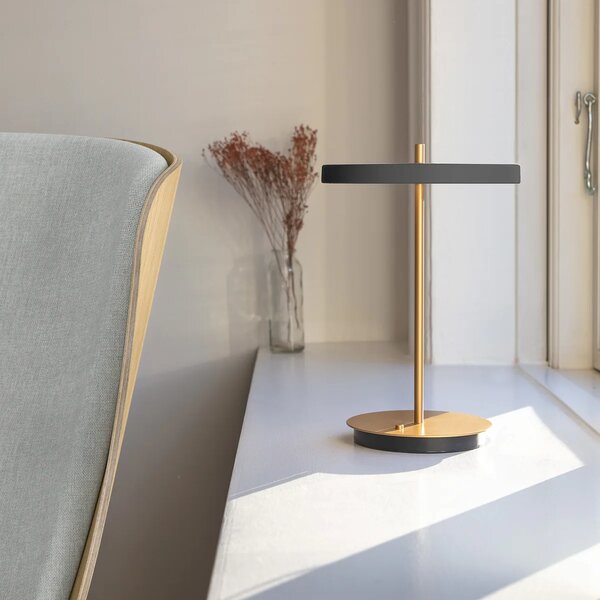 Umage Přenosná LED stolní lampa ASTERIA Move 2,3W, v. 30,6 cm, 3000K stmívatelná Barva: Bílá