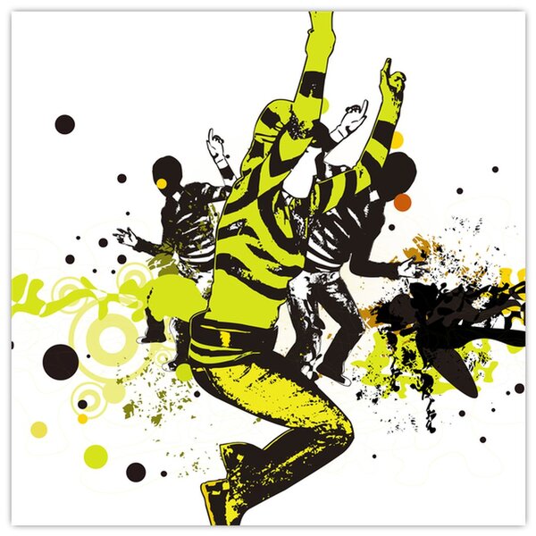 Obraz - Street dance (30x30 cm)