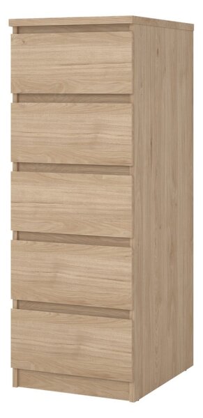 Komoda v dekoru dubu v přírodní barvě 40x111x50 cm Naia – Tvilum
