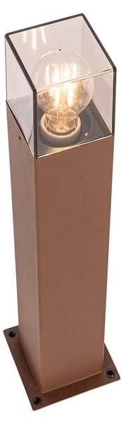 Průmyslová venkovní stojací lampa rezavě hnědá 50 cm IP44 - Dánsko