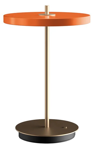 Umage Přenosná LED stolní lampa ASTERIA Move 2,3W, v. 30,6 cm, 3000K stmívatelná Barva: Oranžová