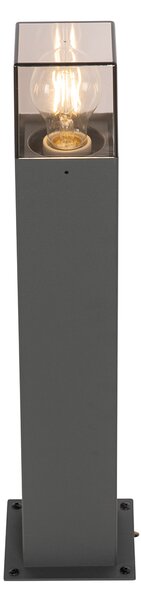 Moderní venkovní stojací lampa 50 cm tmavě šedá IP44 - Dánsko