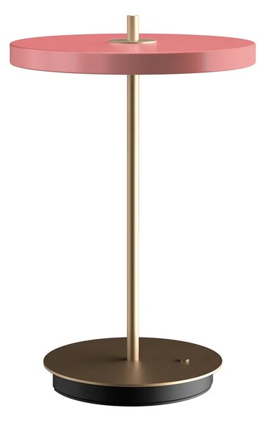 Umage Přenosná LED stolní lampa ASTERIA Move 2,3W, v. 30,6 cm, 3000K stmívatelná Barva: Růžová