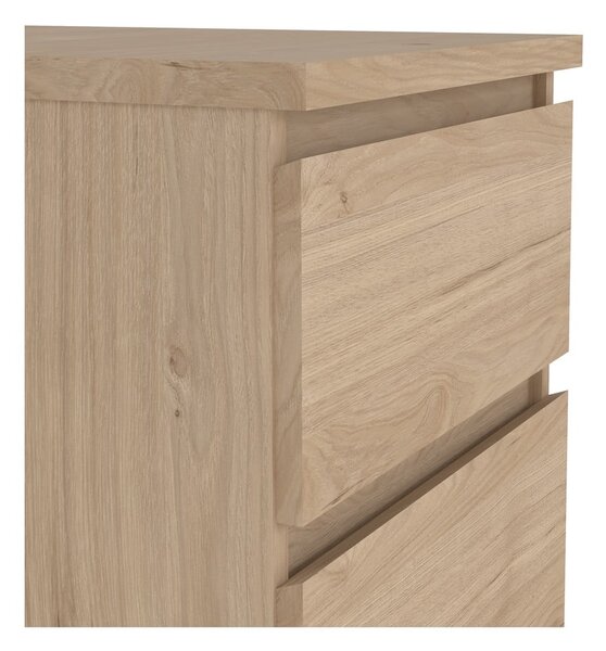 Komoda v dekoru dubu v přírodní barvě 40x111x50 cm Naia – Tvilum