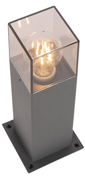 Moderní venkovní stojací lampa 30 cm tmavě šedá IP44 - Dánsko