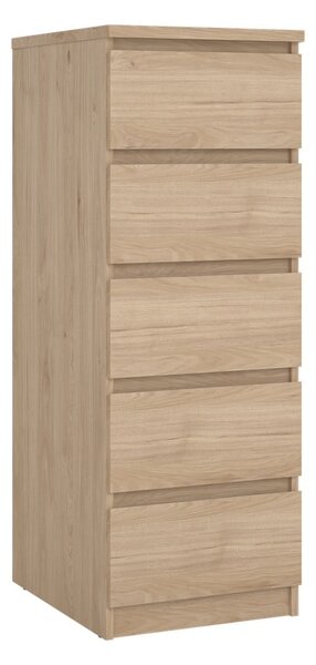 Komoda v dekoru dubu v přírodní barvě 40x111x50 cm Naia – Tvilum