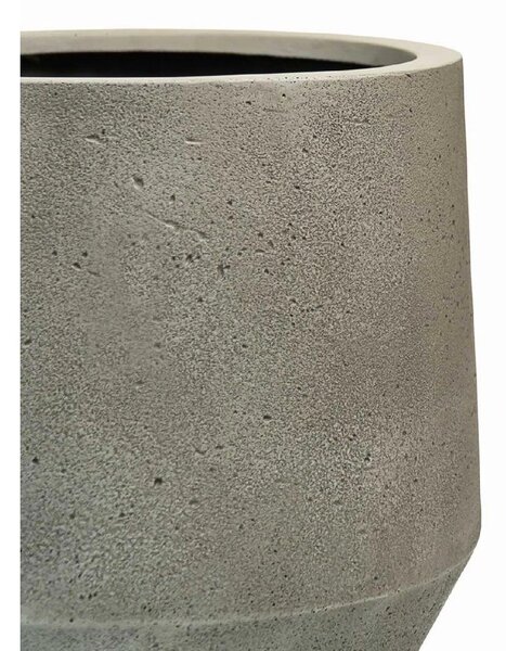 Designový květináč NEXORA, sklolaminát, 41x38 cm, šedý
