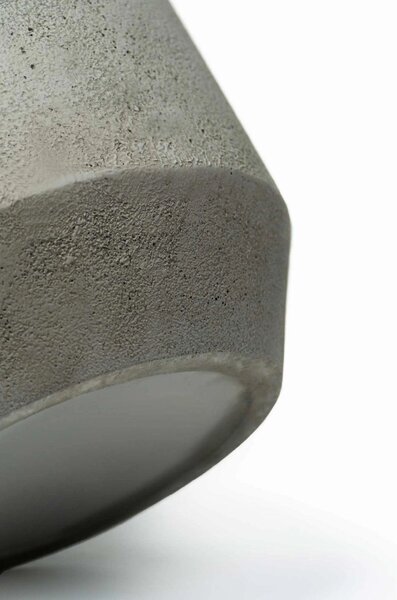 Designový květináč NEXORA, sklolaminát, 31x28 cm, šedý