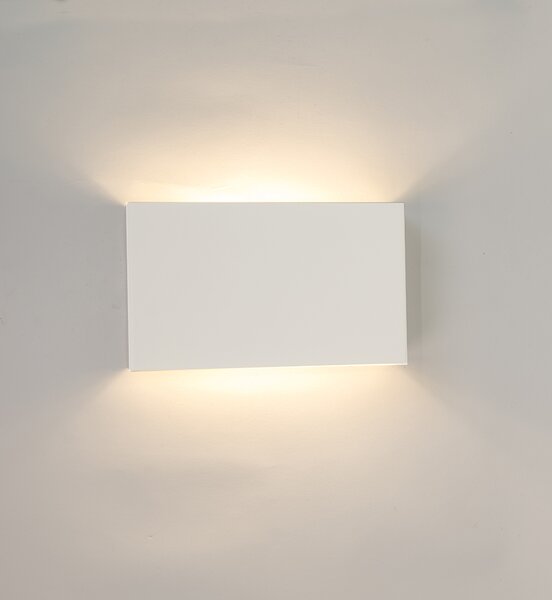 Sada 2 moderních nástěnných lamp bílých - Otan