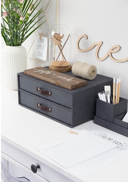 Kartonový organizér zásuvkový Birger Canvas Paper Laminate – Bigso