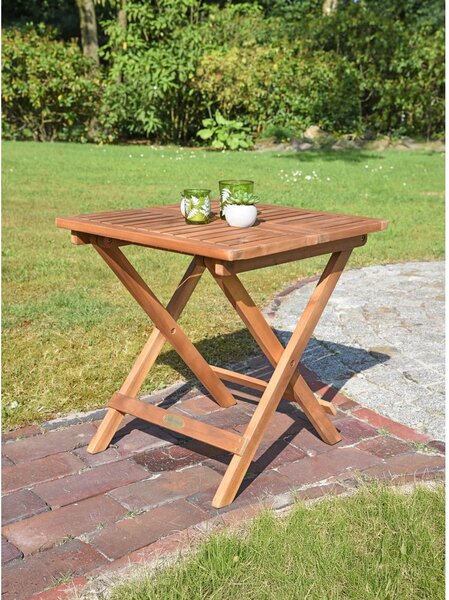 Zahradní odkládací stolek z masivu akácie 50x50 cm Cleveland – Garden Pleasure