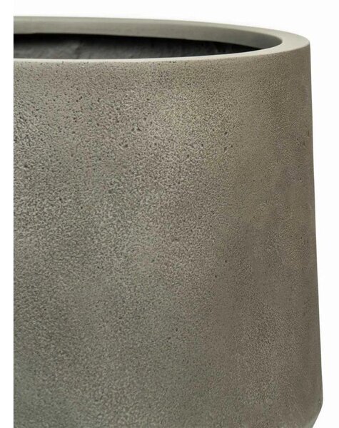 Designový květináč NEXORA, sklolaminát, 54x48 cm, šedý