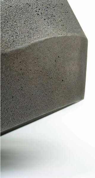 Designový květináč NEXORA, sklolaminát, 54x48 cm, šedý