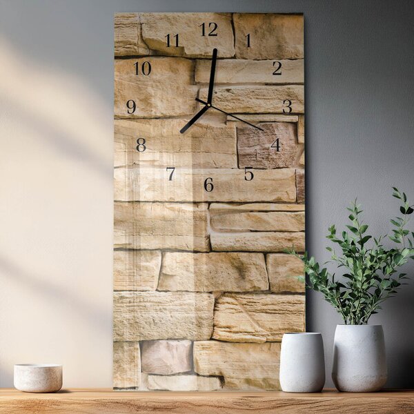 Skleněné hodiny vertikální Zeď zsppc-30x60-00182460