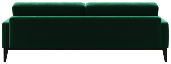 Zelená trojmístná sametová pohovka MESONICA Musso Tufted 211 cm