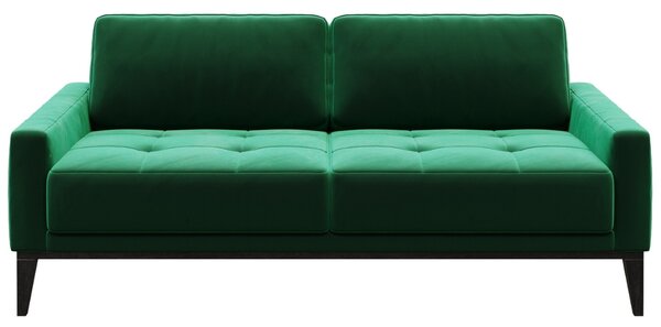 Zelená dvoumístná sametová pohovka MESONICA Musso Tufted 173 cm