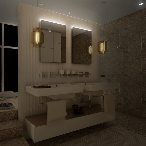 Nimco LED zrcadlo 9W, 60x70 cm