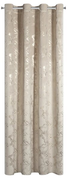 ZATEMŇOVACÍ ZÁVES NA KROUŽCÍCH RÁJE 140X250 CM VZOROVANÁ BS