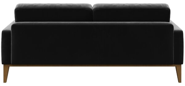 Tmavě šedá dvoumístná sametová pohovka MESONICA Musso Tufted 173 cm