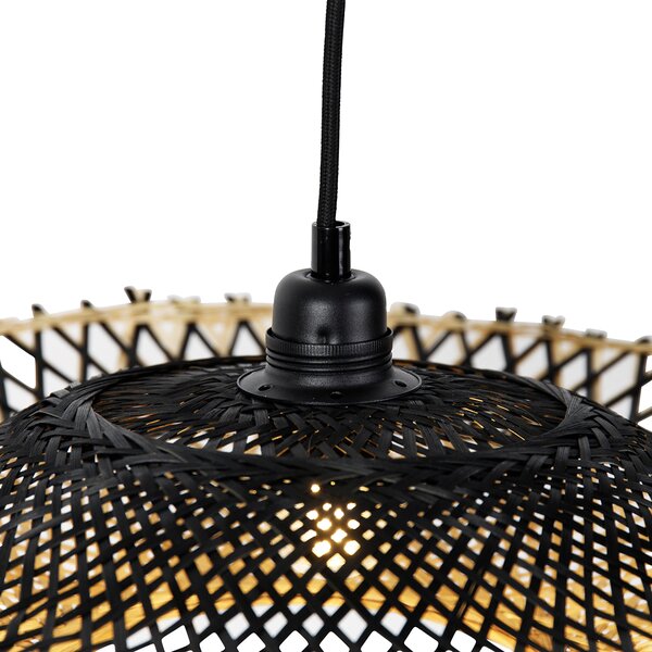 Orientální závěsné svítidlo bambus 50 cm - Rina