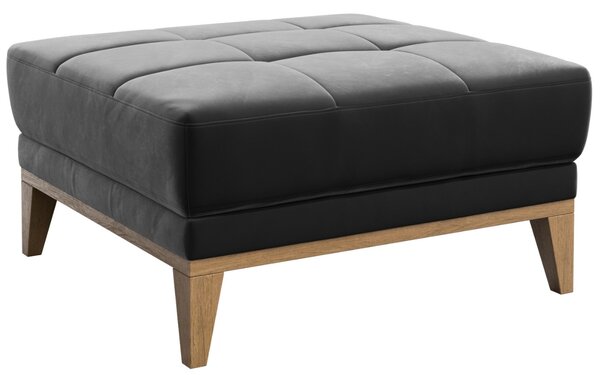 Tmavě šedá sametová podnožka MESONICA Musso Tufted