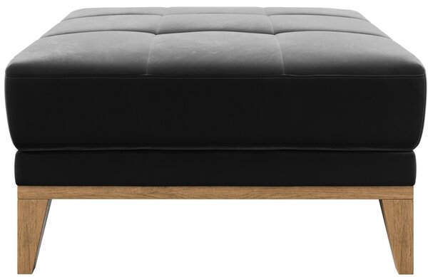 Tmavě šedá sametová podnožka MESONICA Musso Tufted