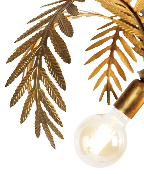 Chytrá stojací lampa zlatá 156 cm vč. 2 Wifi G95 - Botanica