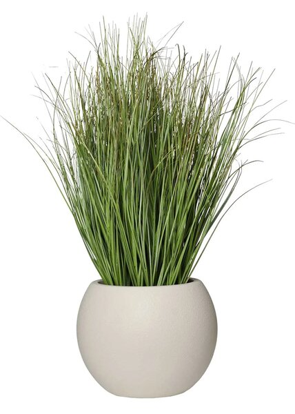 Umělá tráva v květináči TRAVA, plast, výška 70 cm, zelená