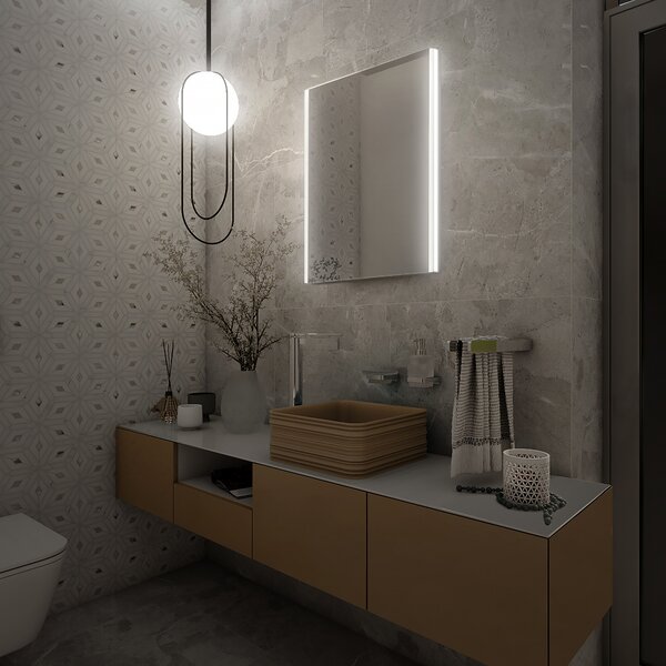 Nimco LED zrcadlo 24W, 60x80 cm