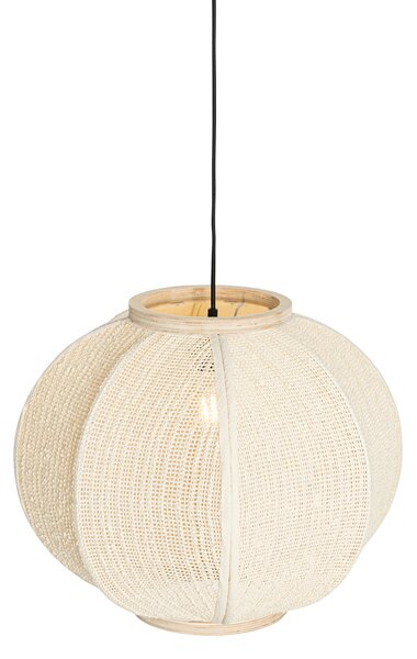Orientální závěsné svítidlo přírodní 48 cm - Rob